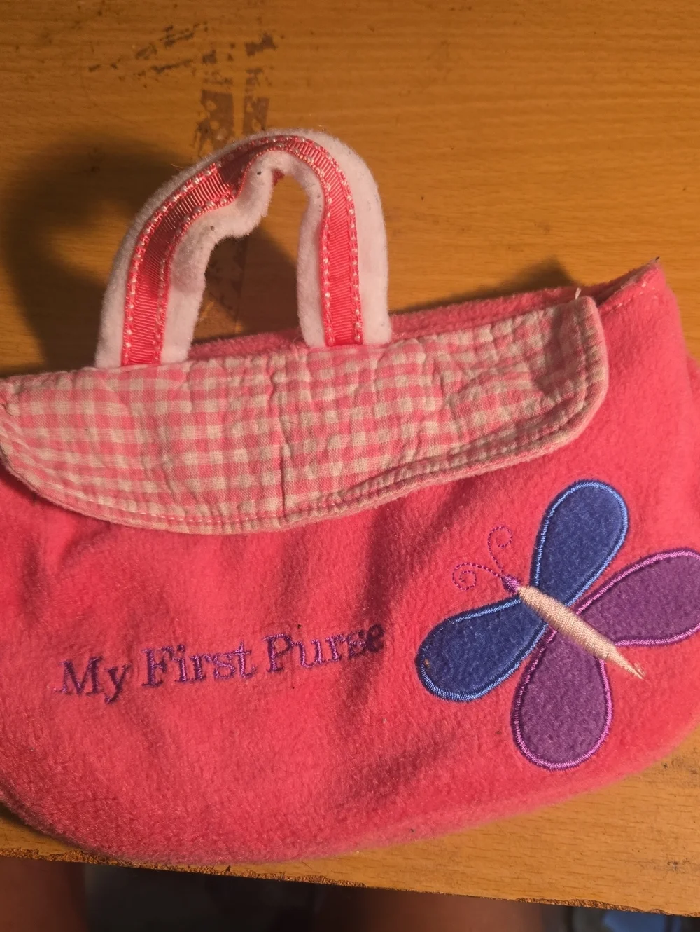 My First Purse Pink Butterfly Kids Handbag